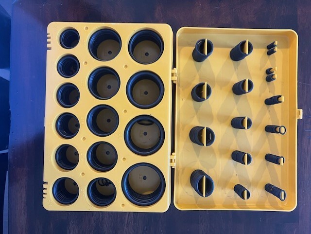 SEM O-RING , ORING KIT, O RING INCH ASSORTMENT KIT 382 PCS