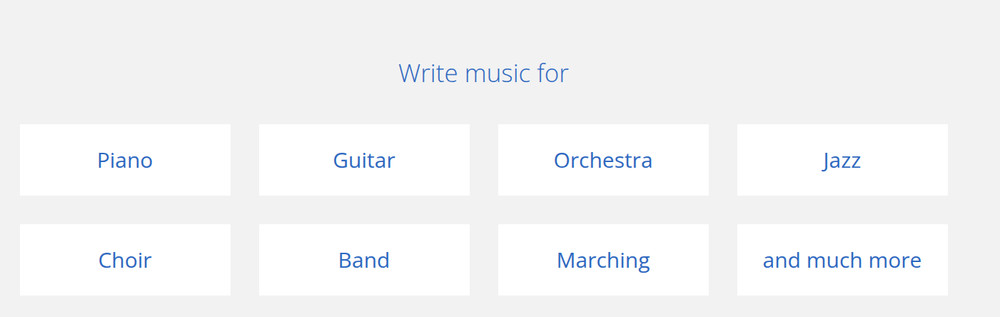 Music Score Writing Notation Composition Windows Mac PC Computer Software