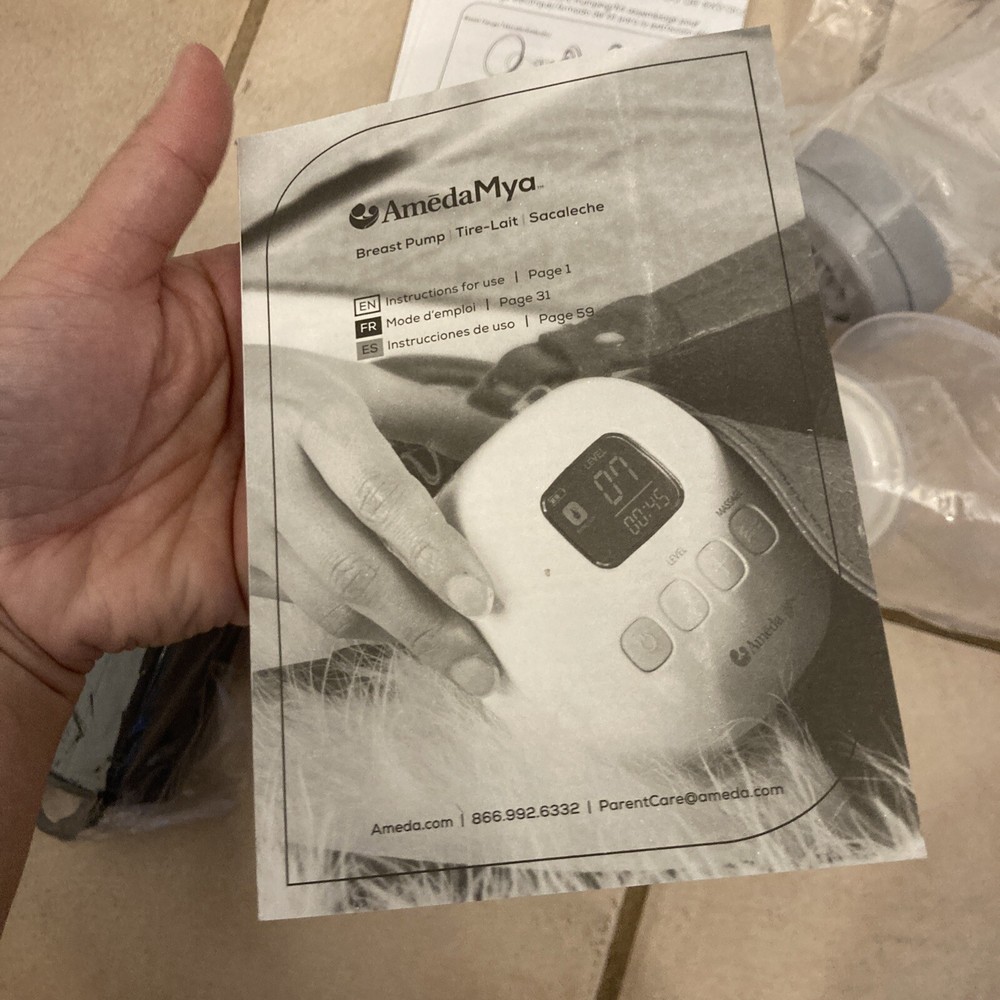 Ameda Mya Double Electric Breast Pump Open Box New