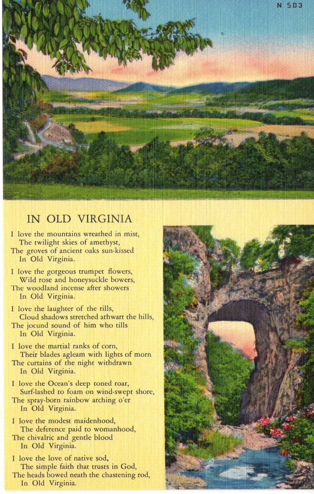 IN OLD VIRGINIA - PC5677