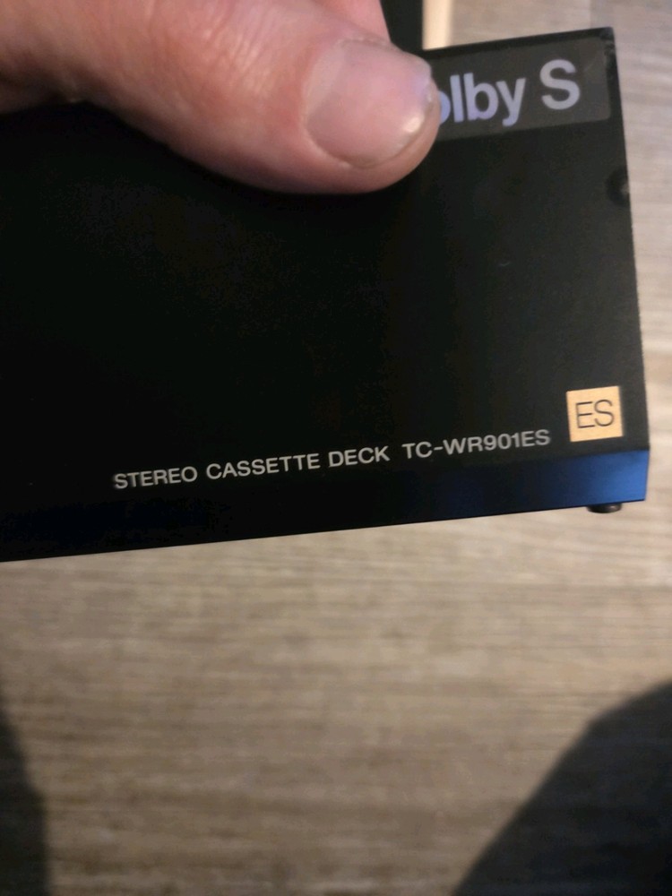 Sony TC-WR901ES Stereo Cassette Deck Front Panel Replacement Dolby S
