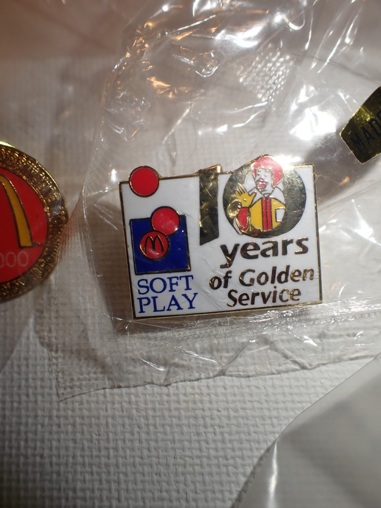 8 Assorted McDonalds Enamel Lapel Pins NIP NEW