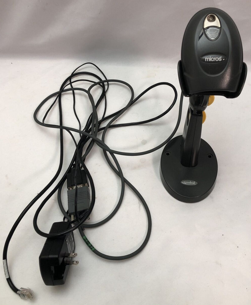 Micros Oracle Workstation 6 POS System - motorola SCANNER ONLY includes cords