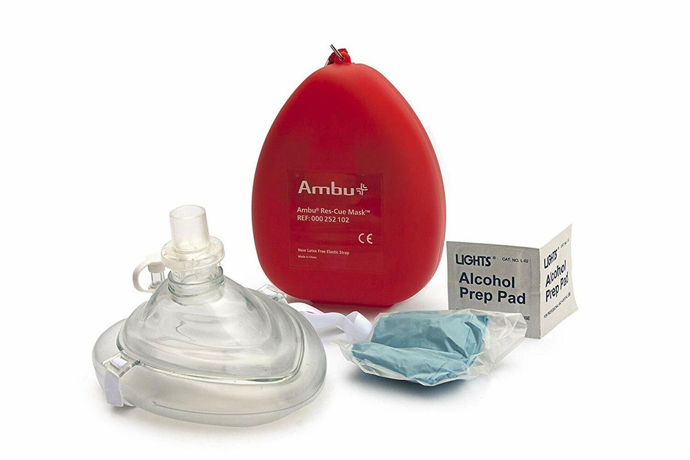 Masque Ambu poche CPR W/O2 Entrée