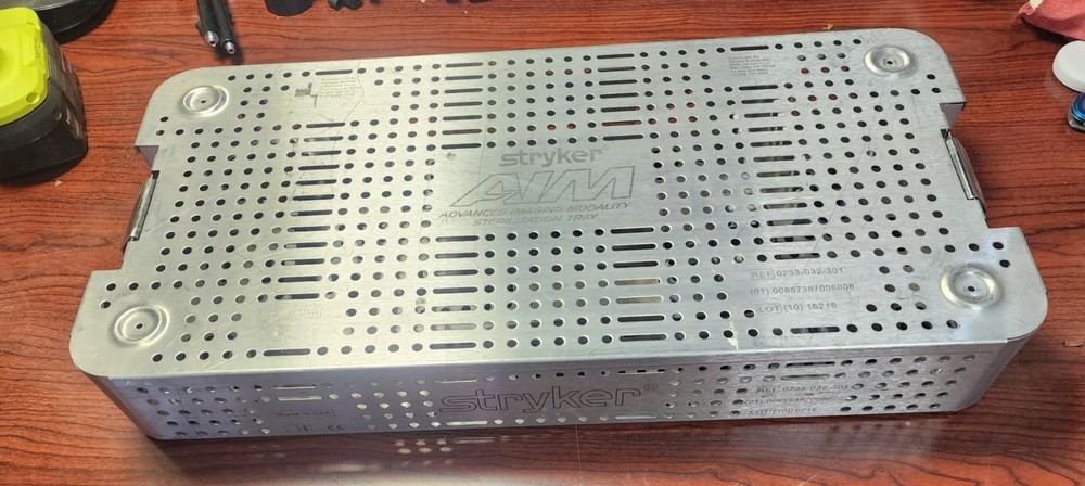 Stryker AIM Endoscopy Sterilization Tray 233-032-301