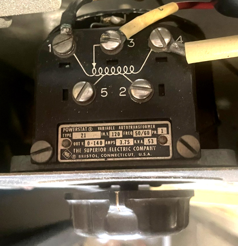 Superior Electric Powerstat Variable Autotransformer Type 21