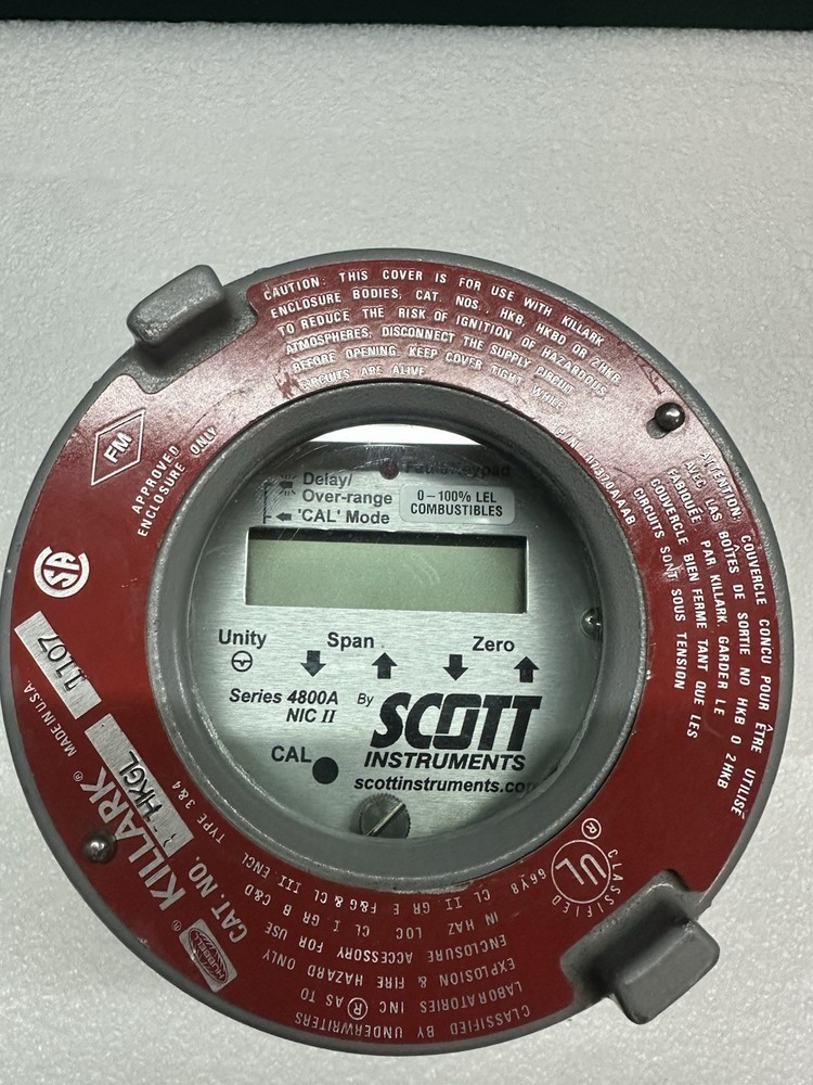 Scott Instruments 4800A NIC II Combustible Gas Detection Transmitter. NEW-NO BOX