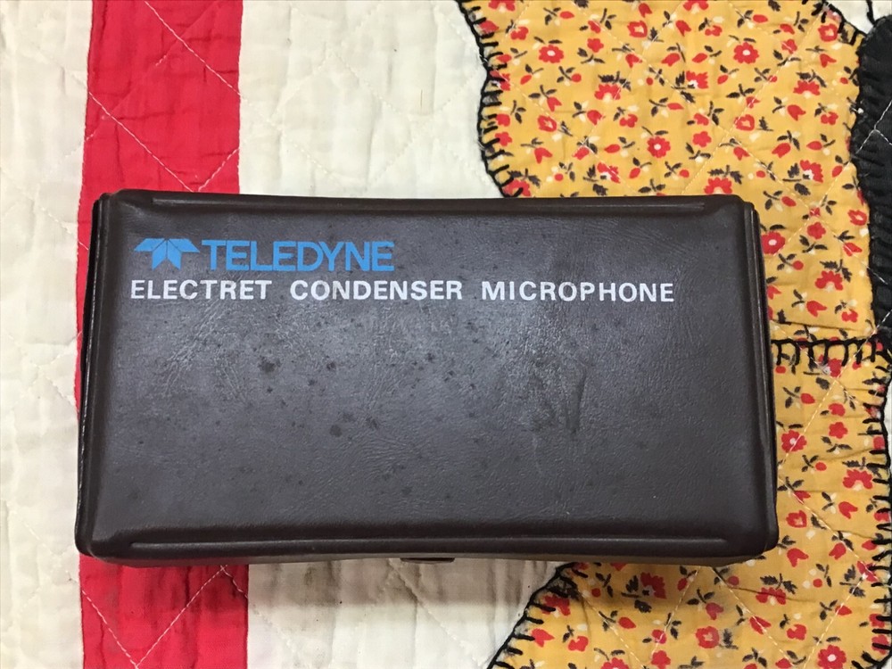 Teledyne Electret Condenser Lavalier Microphone Great Working Tested!