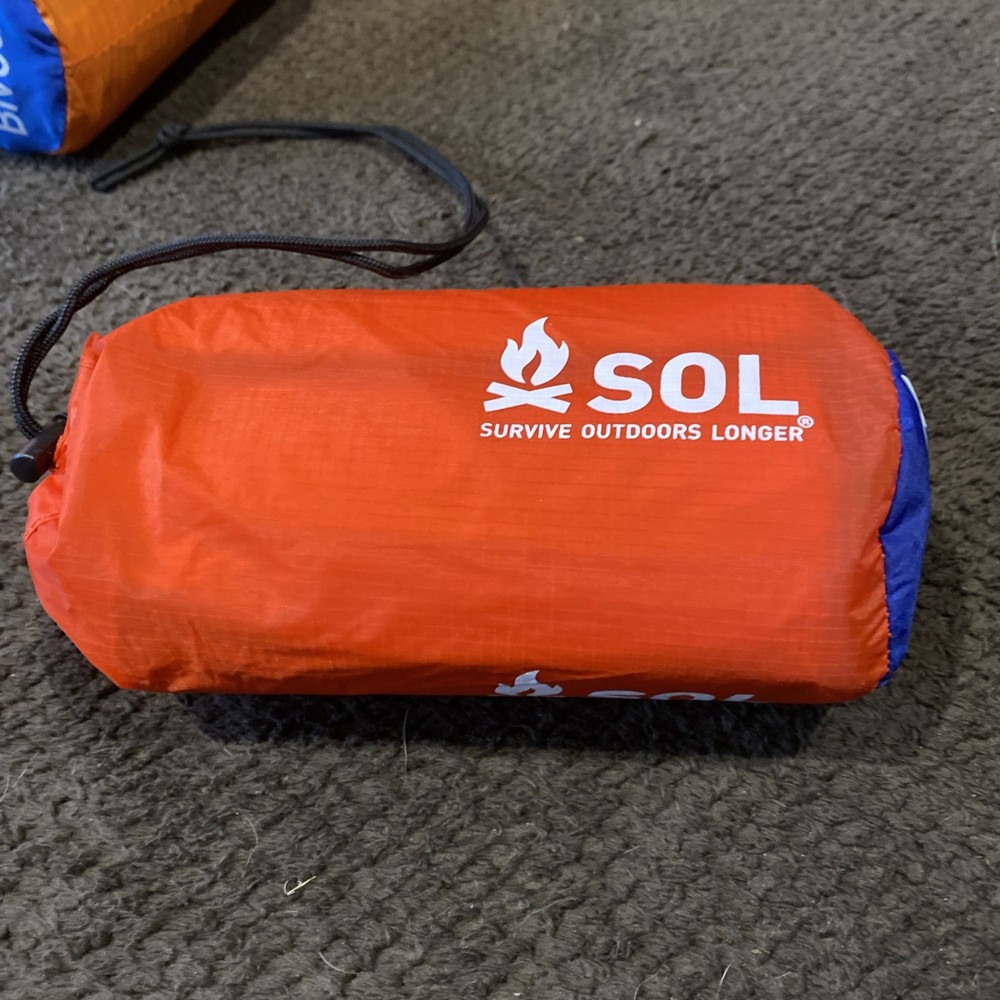 Sol Bivvy Emergency Sheets 1-Regular With Whistle And 1-XL