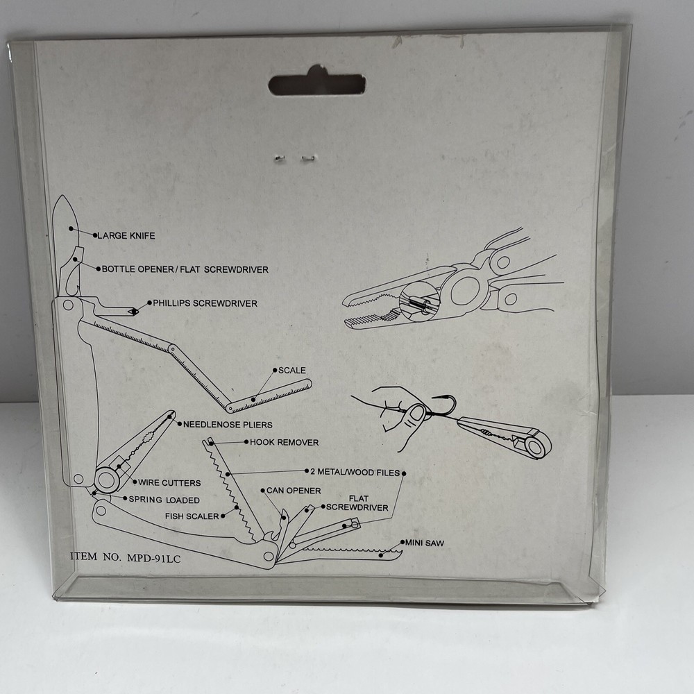 14 Function Pocket Multi Tool W CASE Camping Hunting Survival Emergency New