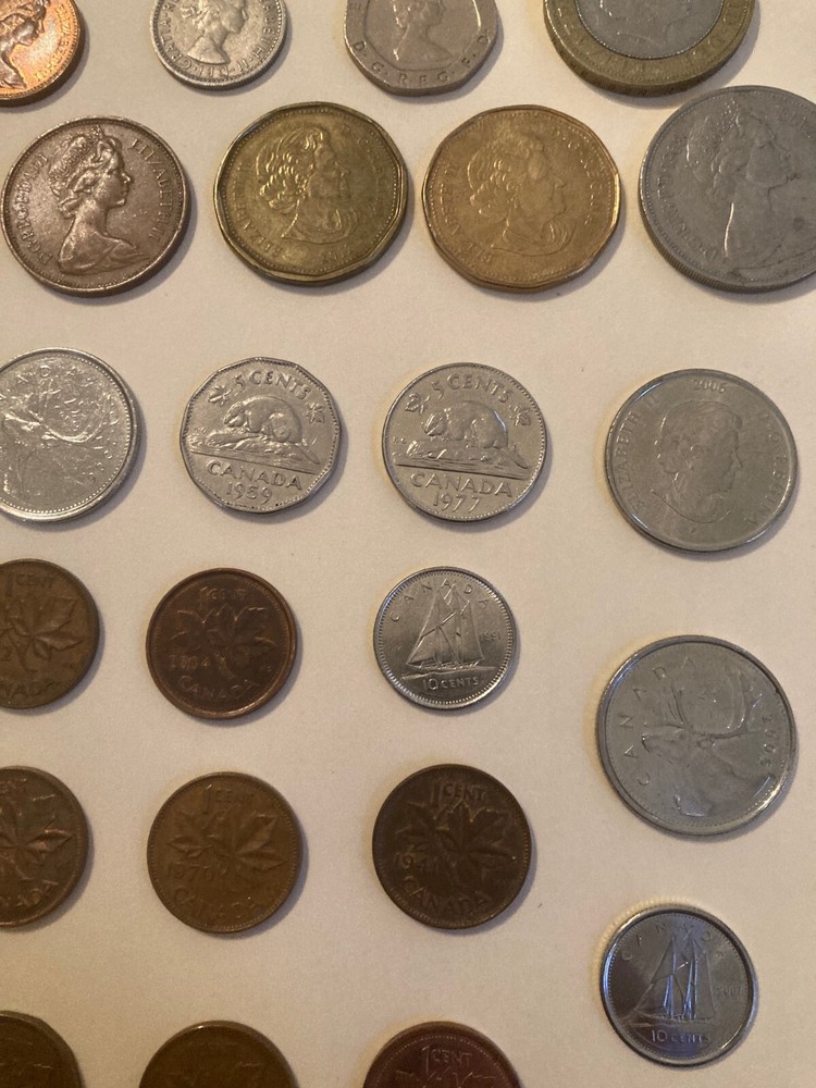 Assorted British and Canadian Coins......LOOK!