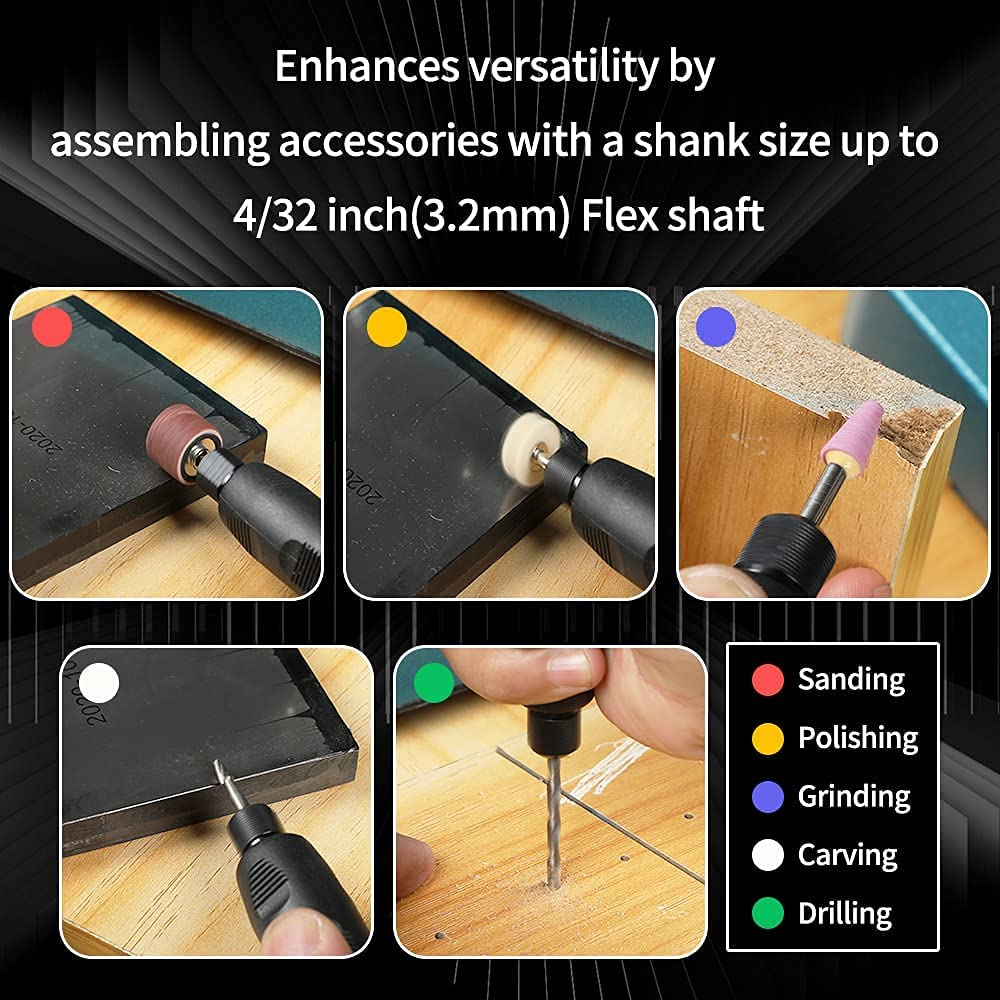 Professional Grade Mini Grinder ideal for Polishing, Grinding and Buffing Metals