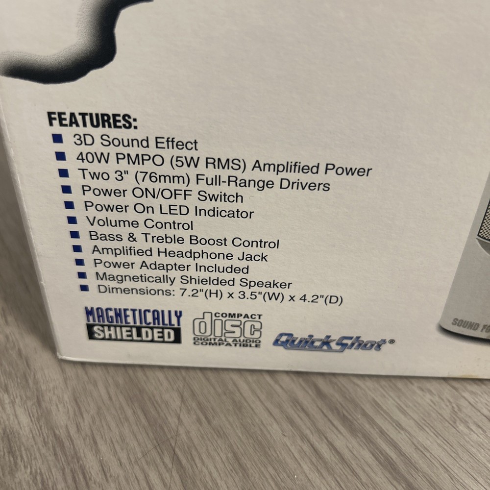 Sound Force 515 Multimedia Speaker System With 3D Sound