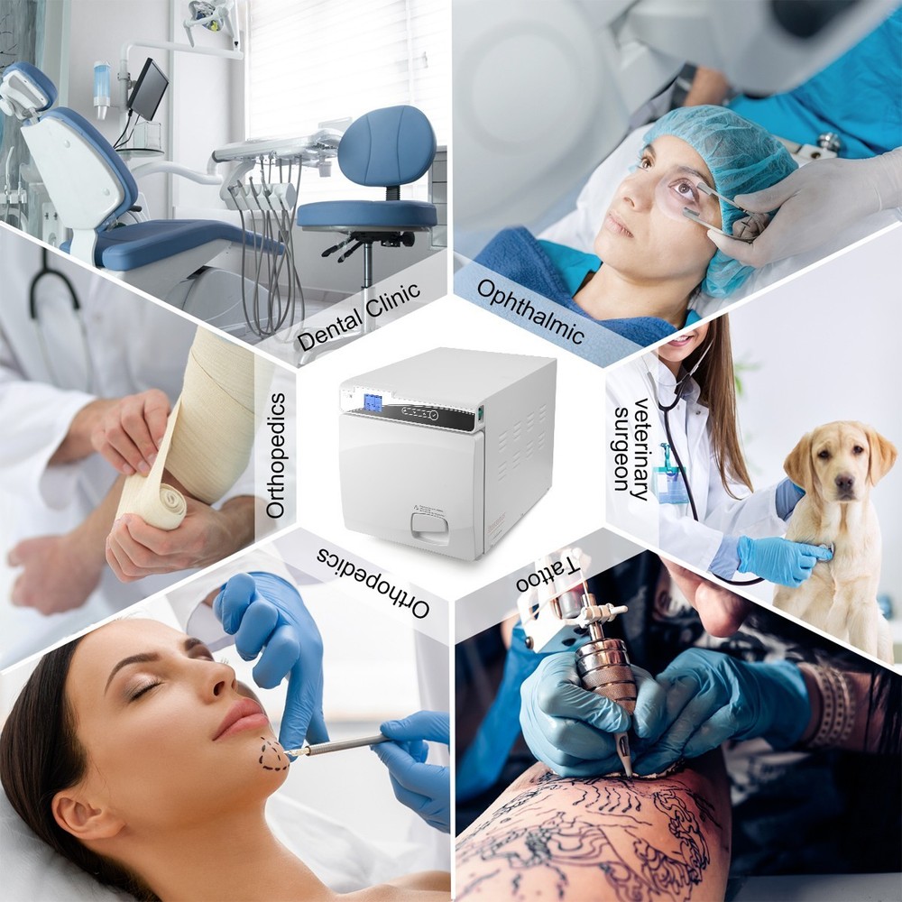 22L Dental Class N Autoclave Vacuum Steam Sterilizer With Drying Function