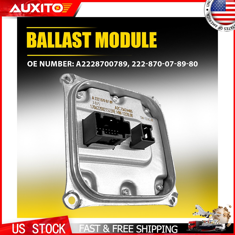 For Mercedes E350 E400 E550 2014-2016 LED Headlight Ballast Module A2228700789