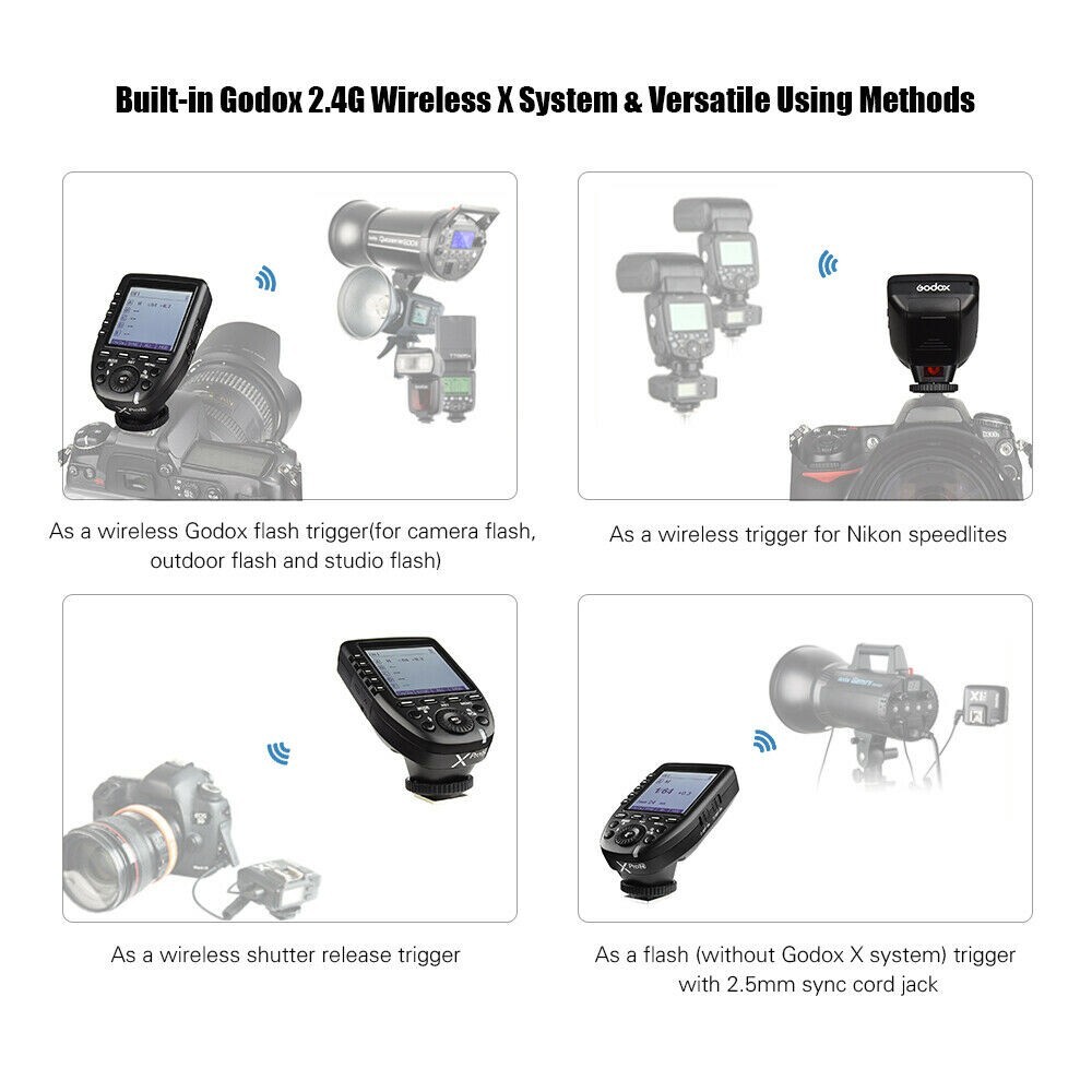 Godo x XPro-S Wireless Transmitter Trigger For Sony Cameras