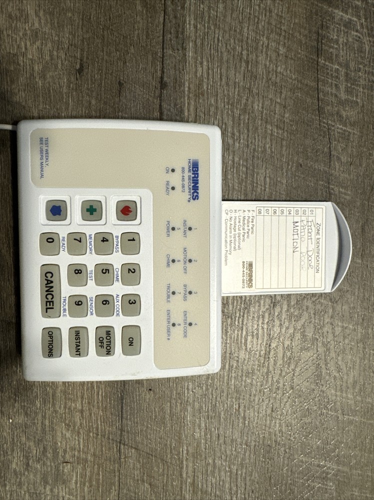 AG-719 - Brinks Home Security Panel