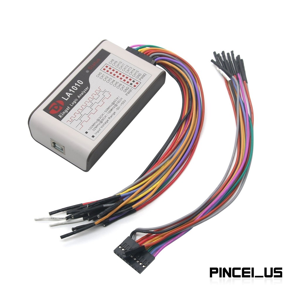 LA1010 Logic Analyzer USB2.0 16M 16CH 10G MCU ARM FPGA DSP Debugging Tools pe66