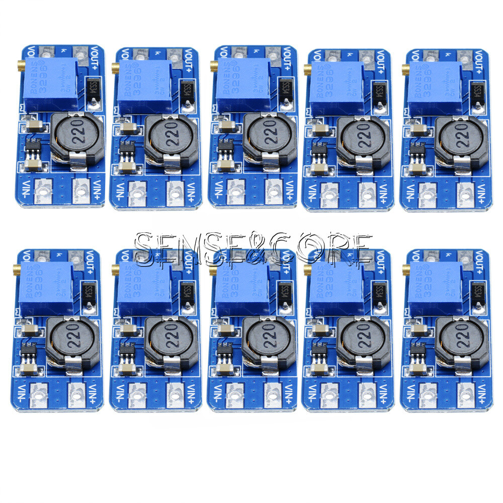 20PCs MT3608 DC-DC Step Up Power Module Booster Power Module MAX Output 2A-