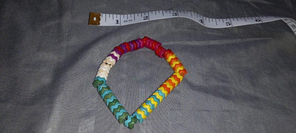 Interlocking Clay Bead Beacelet