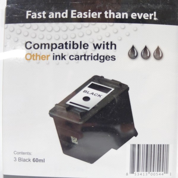Urinks Black Inkjet Refill Kit, Compatible with Other ink Cartridges