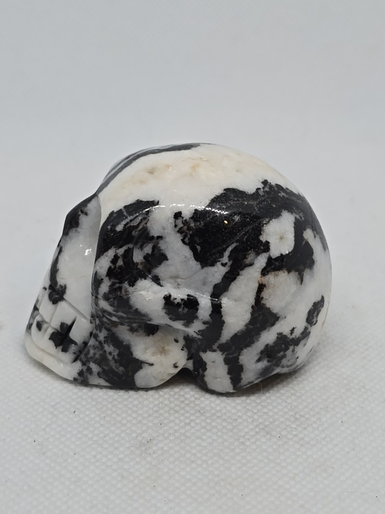 Hand Carved Moonstone Skull