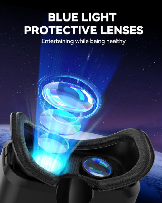 Lentes De Realidad Virtual Para Celular 3D VR Compatible Con Iphone Y Android