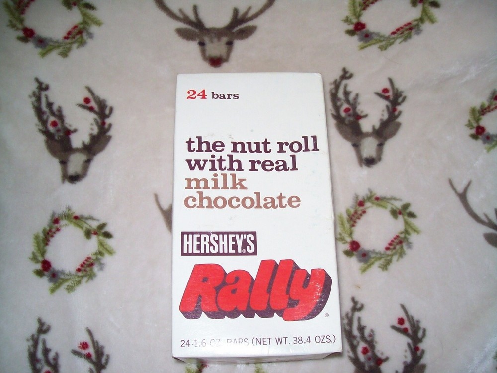 Vintage Hershey's Rally Candy Bar Store Display Box