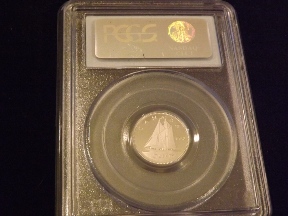 1982 10C Canada PCGS PR 69