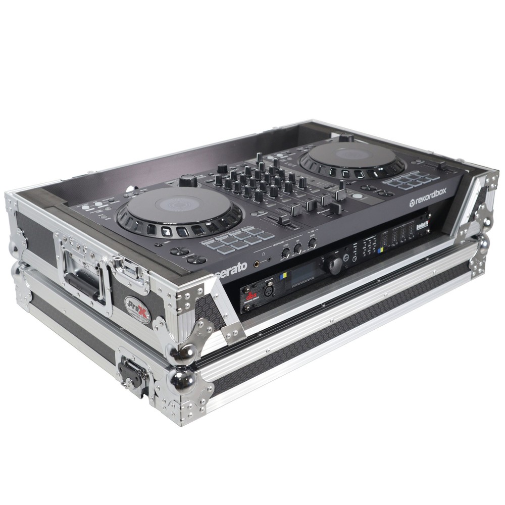 ProX ATA Flight Case for DDJ-FLX6 DJ Controller w/ 1U Rack Space + Wheels