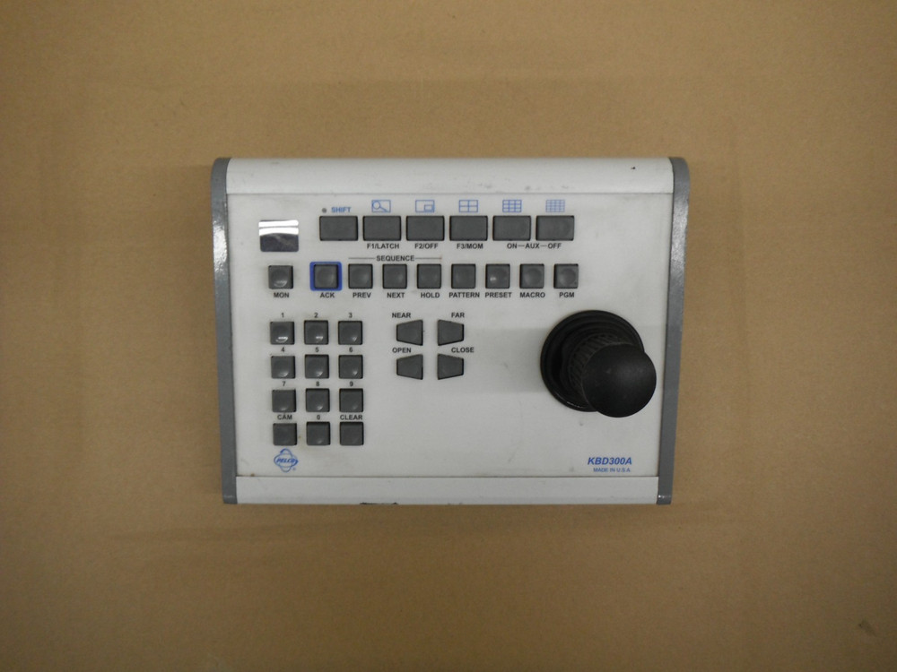 UNTESTED Pelco KBD300A Security Camera Joystick Keyboard