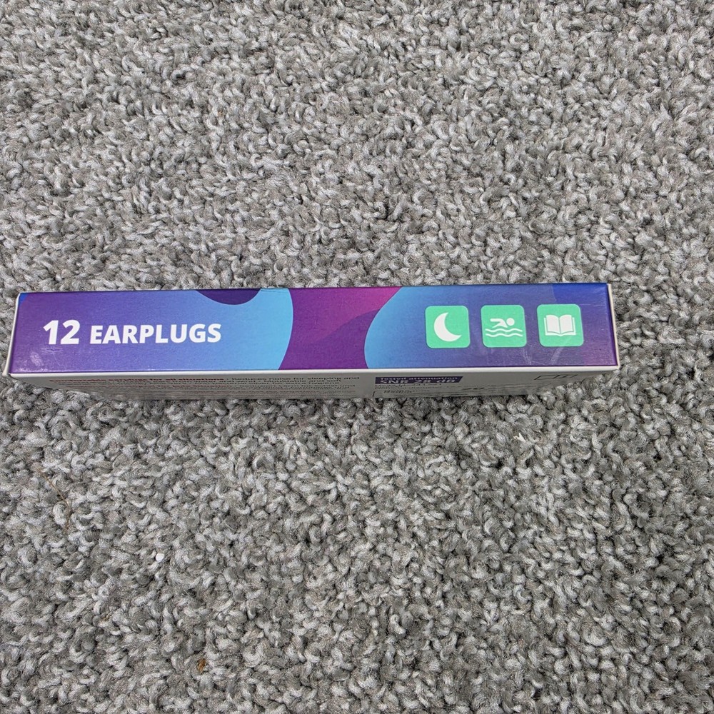 Alpine SoftSilicone Earplugs Medium 12 Pack Sleeping Swimming Study New