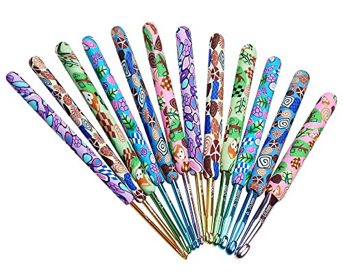 Warm Crochet Hooks Crocheting, Extra Long Crochet Hook Set for Arthritic