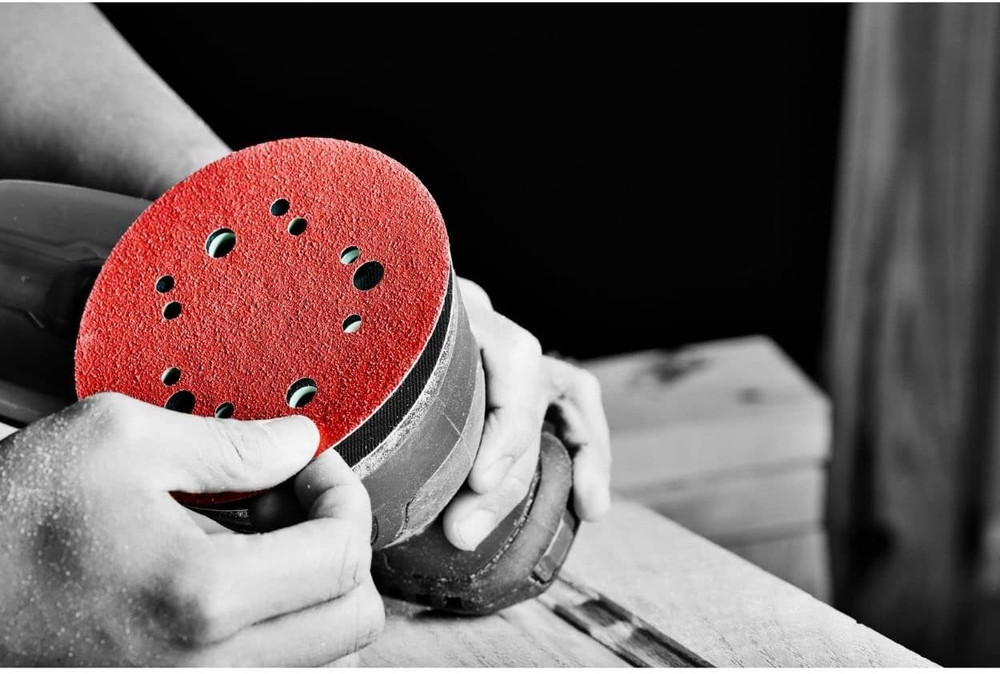 Hook and Lock ROS Sanding Discs for Solid Surface, Wood, Metal and Plastics - 5"