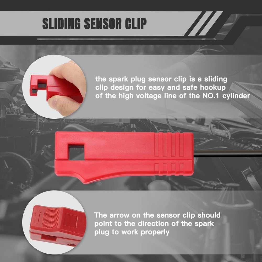 Ignition Timing Light Automotive Engine Ignition Inductive Timing Light Gun 12V