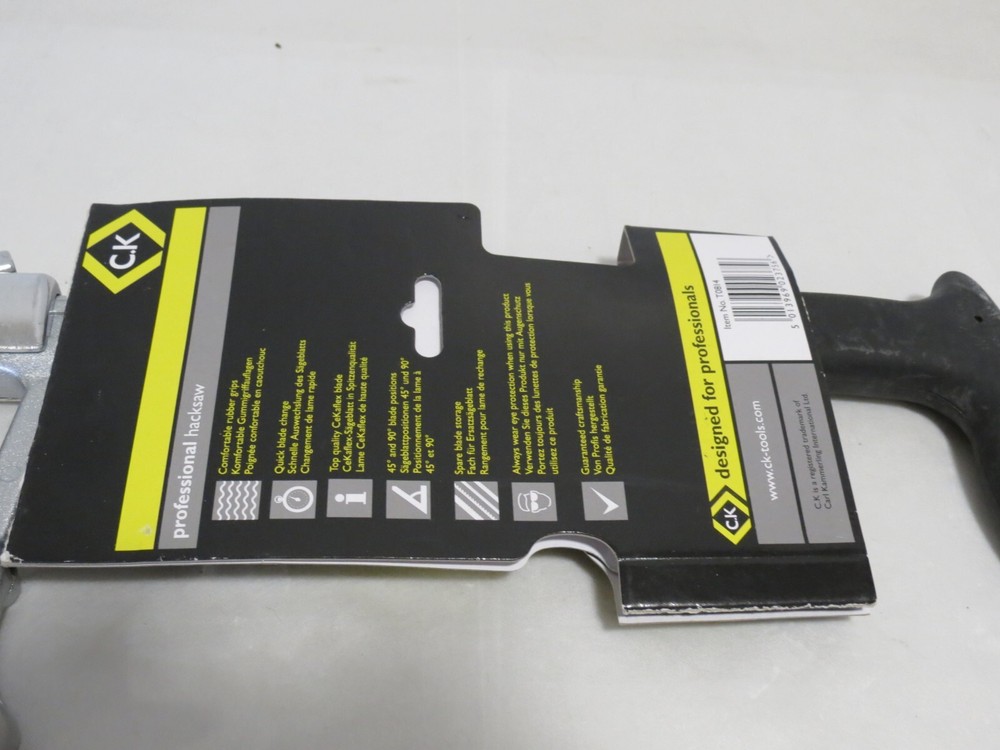 CK Tools T0814 Heavy Duty 12" Quick Change Hacksaw