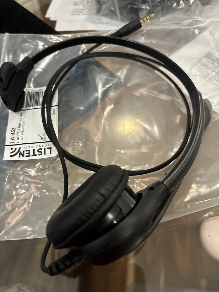 Listen Technologies LA-452 Single Ear Boom Microphone