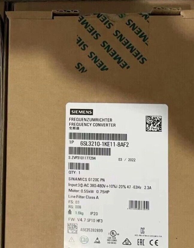6SL3210-1KE11-8AF2 New Siemens A-level Filter Version