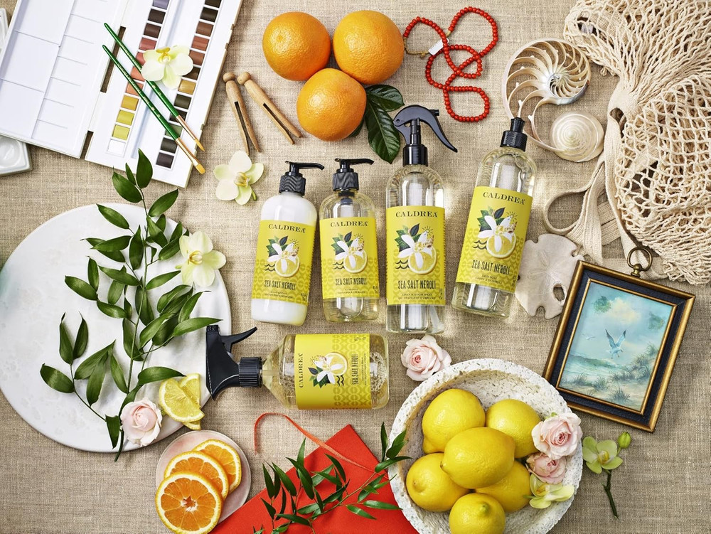 Caldrea Multi-Surface Countertop Spray Cleaner, Made with Vegetable Protein Extr