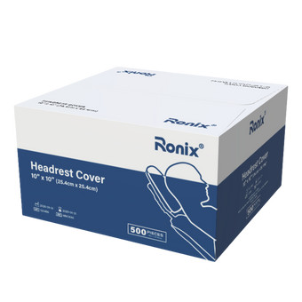 Headrest Covers, 500/Box, 10" x 10"