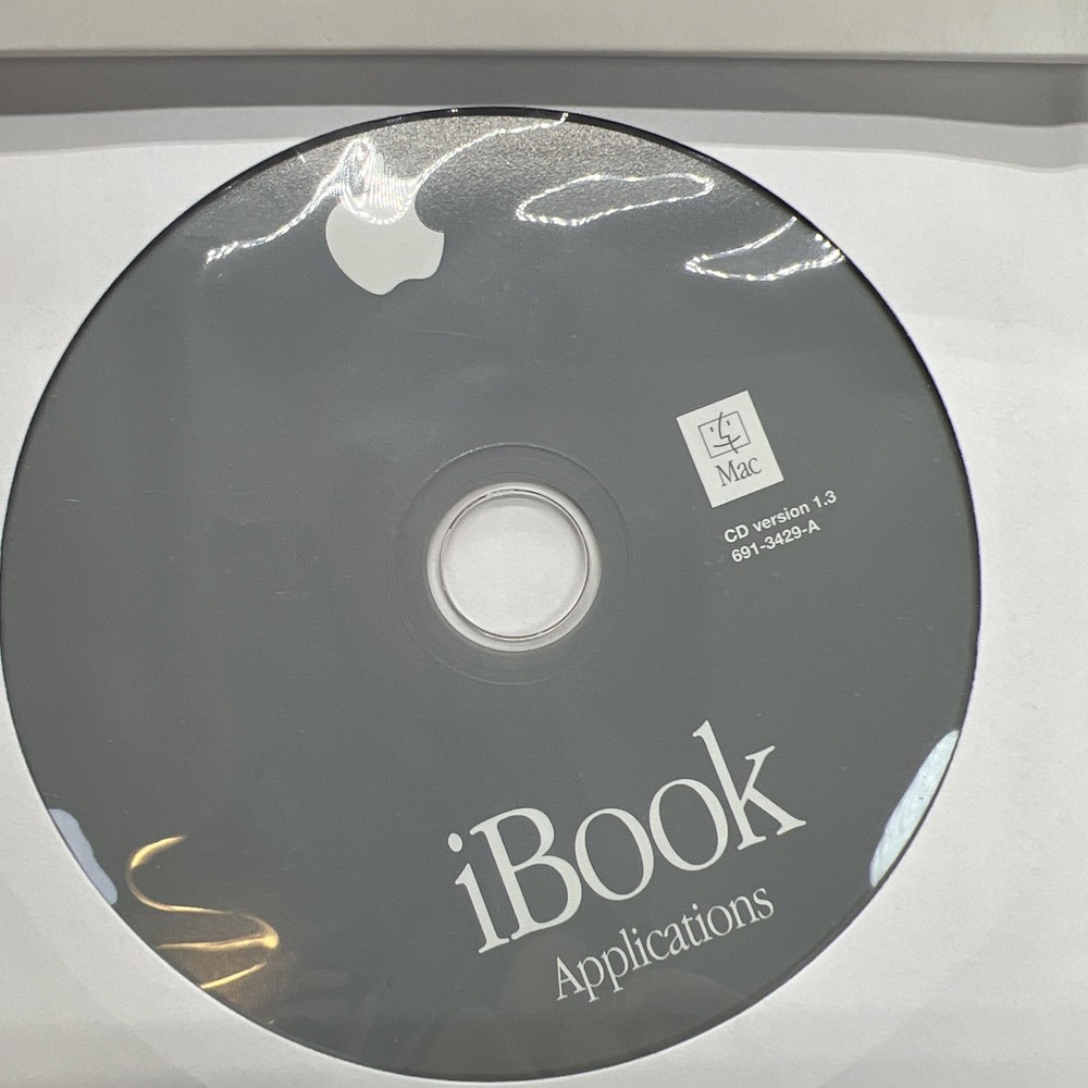 Apple iBook Install Disks Mac OS 10.1.2 + Software Restore + Hardware Test