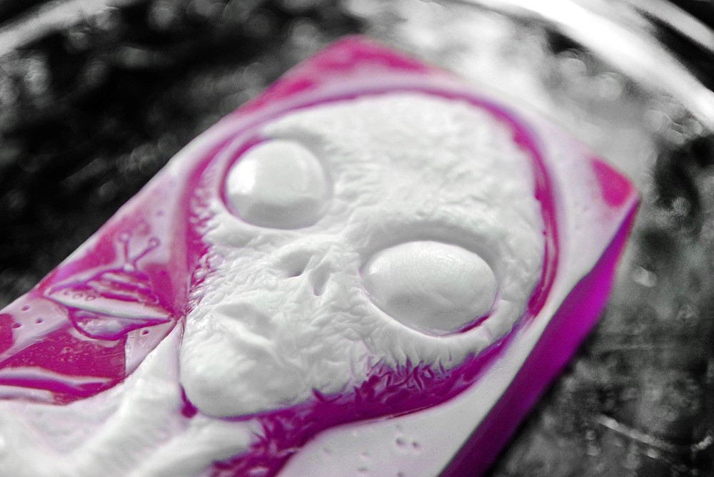 Alien Silicone Mold for SOAP Making and Other Crafts, Crafting Tool