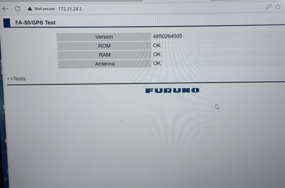 Furuno FA-50 Class B AIS Transceiver Module- Clear MMSI, Latest Software Updated