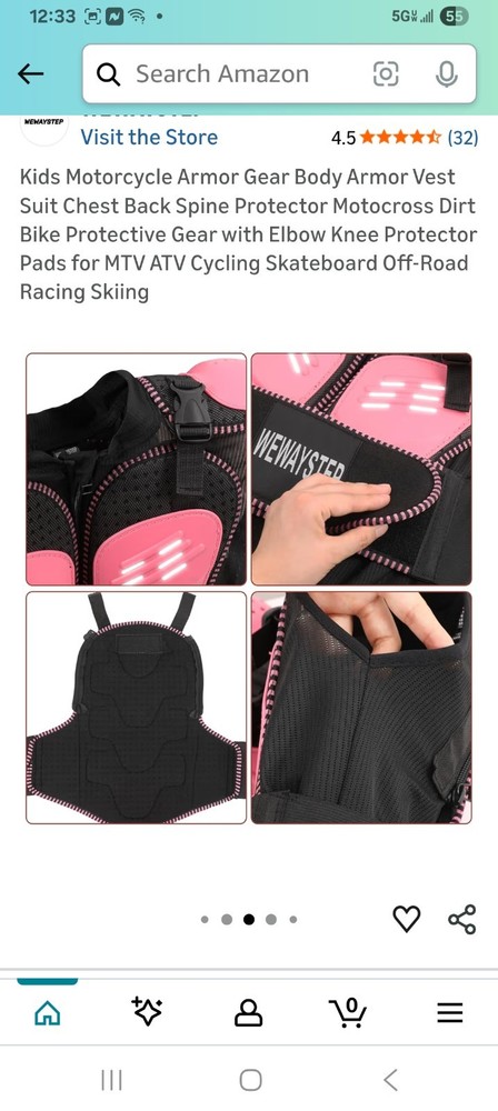 Girls Body Armor