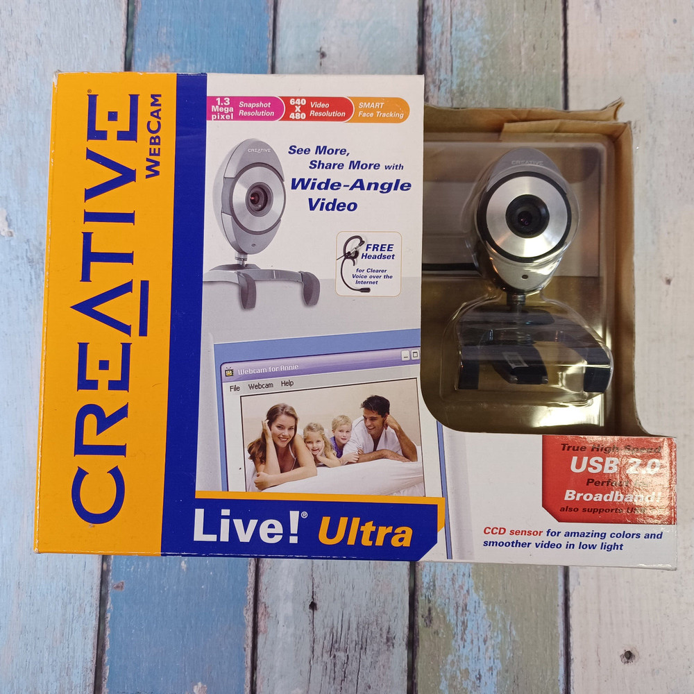 CREATIVE Live! Ultra Wide Angle Web Cam W/ Headset