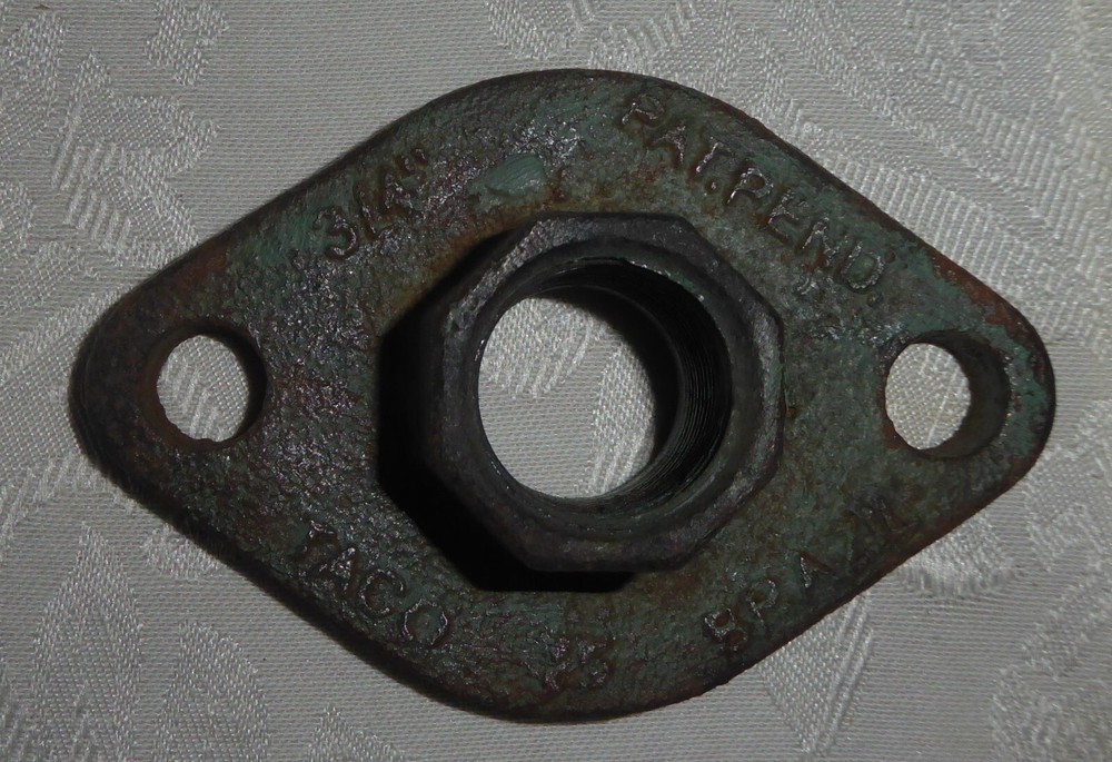 Vintage Cast Iron Flange