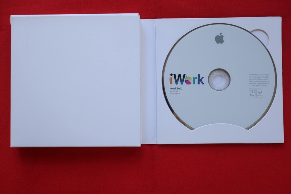 APPLE COMPUTER IWORK INSTALL DVD, VERSION 9.0.3