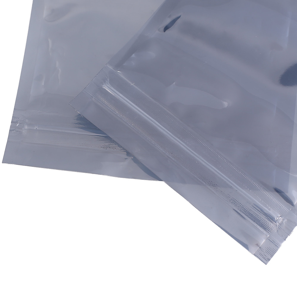 Assorted Sizes GlossyTranslucent Anti Static Mylar Sealable Zip Lock Pouch Bag M