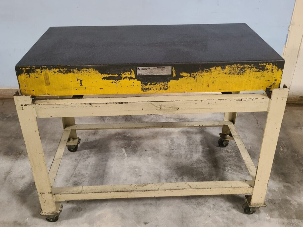 48" x 22.5" x 6" PRECISION Granite Table Surface Inspection Plate Grade A