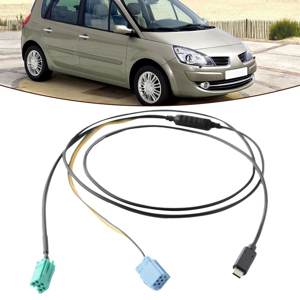 Advanced For Renault 20052011 TYPEC Audio+Charging Cable Reliable Performance